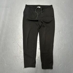 Men's vintage 90s black Adidas straight tapered leg essential sweatpants